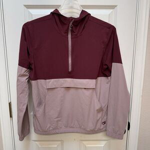 Outdoor Research Women's Size M Burgundy/Pink Ferrosi Anorak 1/4 Zip Jacket
